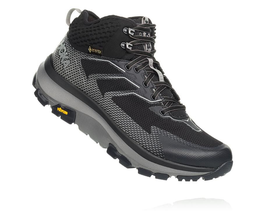 Hoka One One Toa Gore-Tex - Men Hiking Boots - Black,Australia RVI-398562